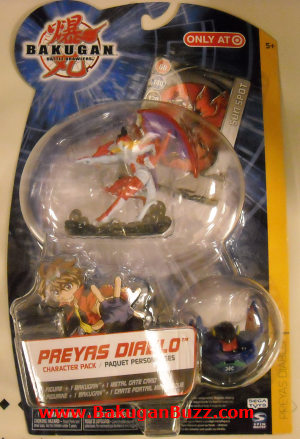 Target Character Pack Preyas Diablo Bakugan Character Packs